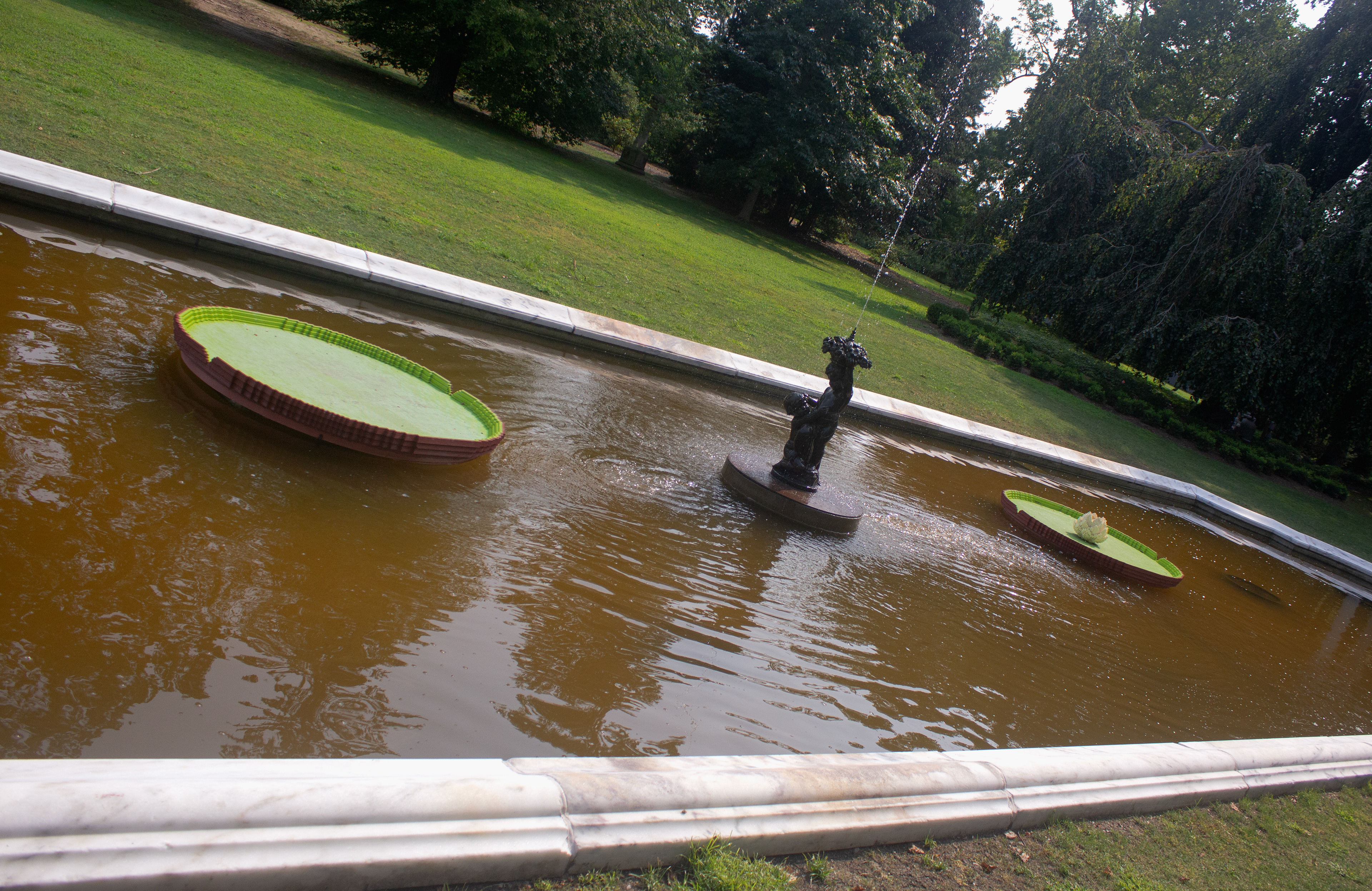 The Reflecting Pool. Old Westbury, NY.