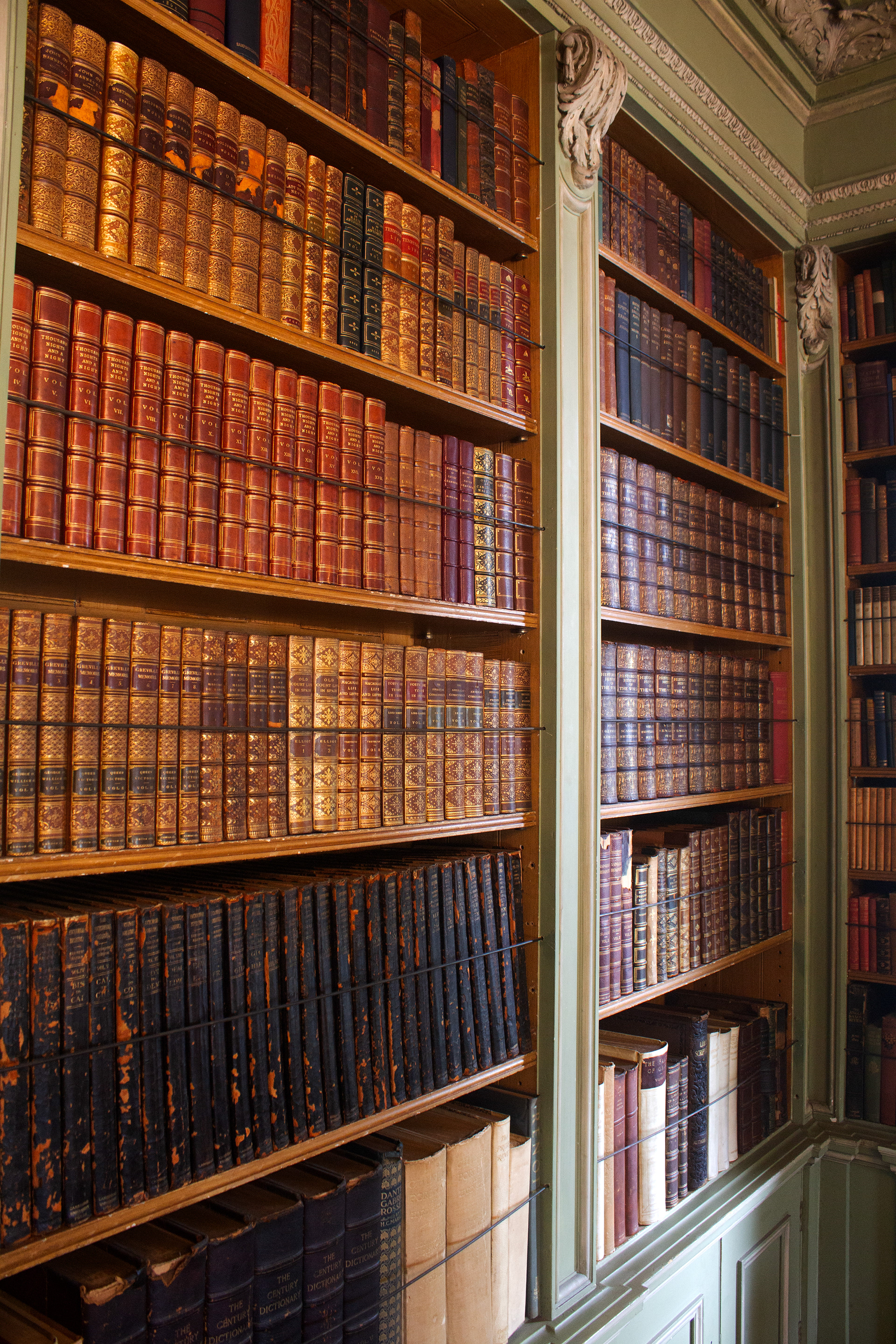 Another section of Mrs. Phipps Study Room. Old Westbury, NY.