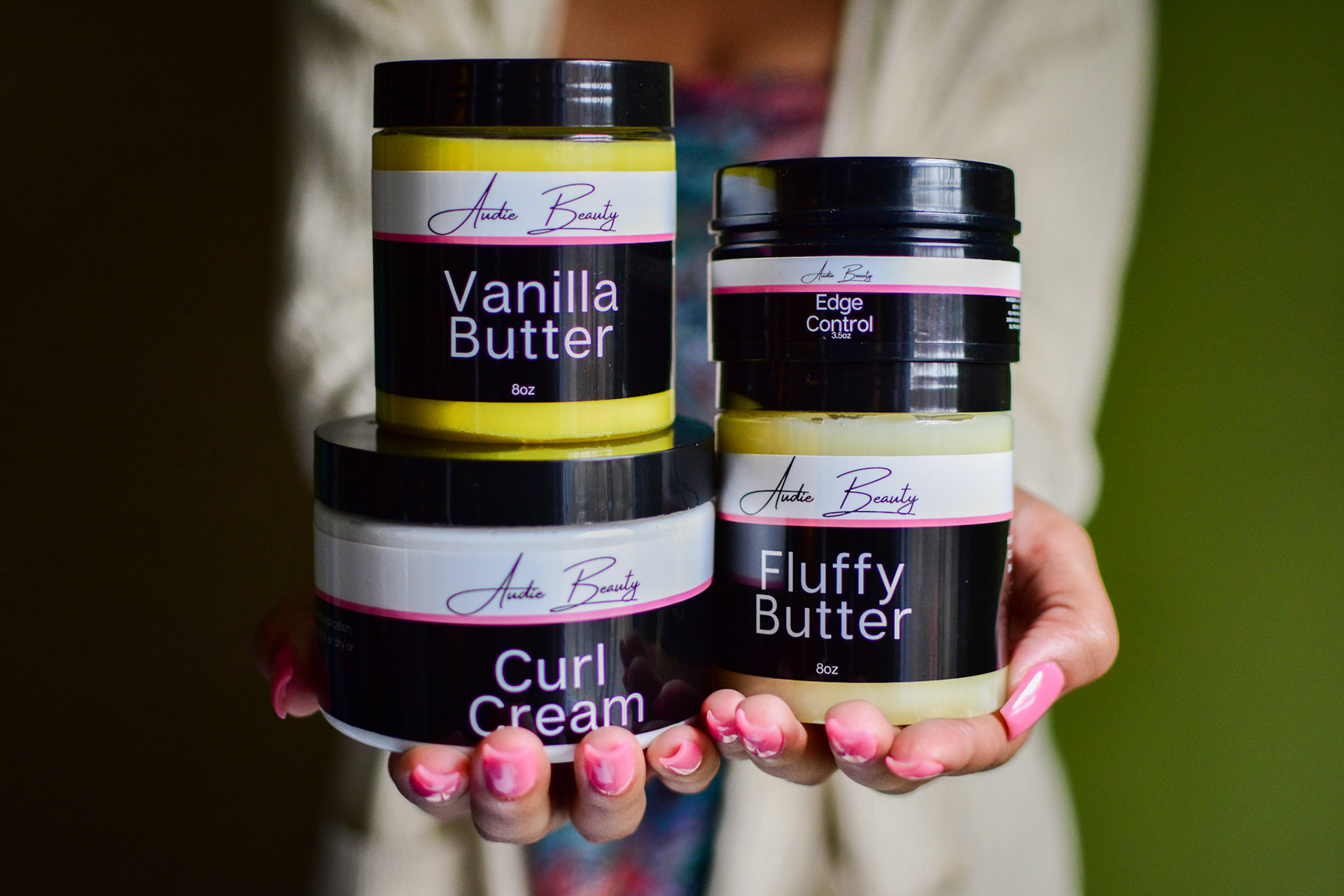 Audie Beauty Hair Product Images 2021