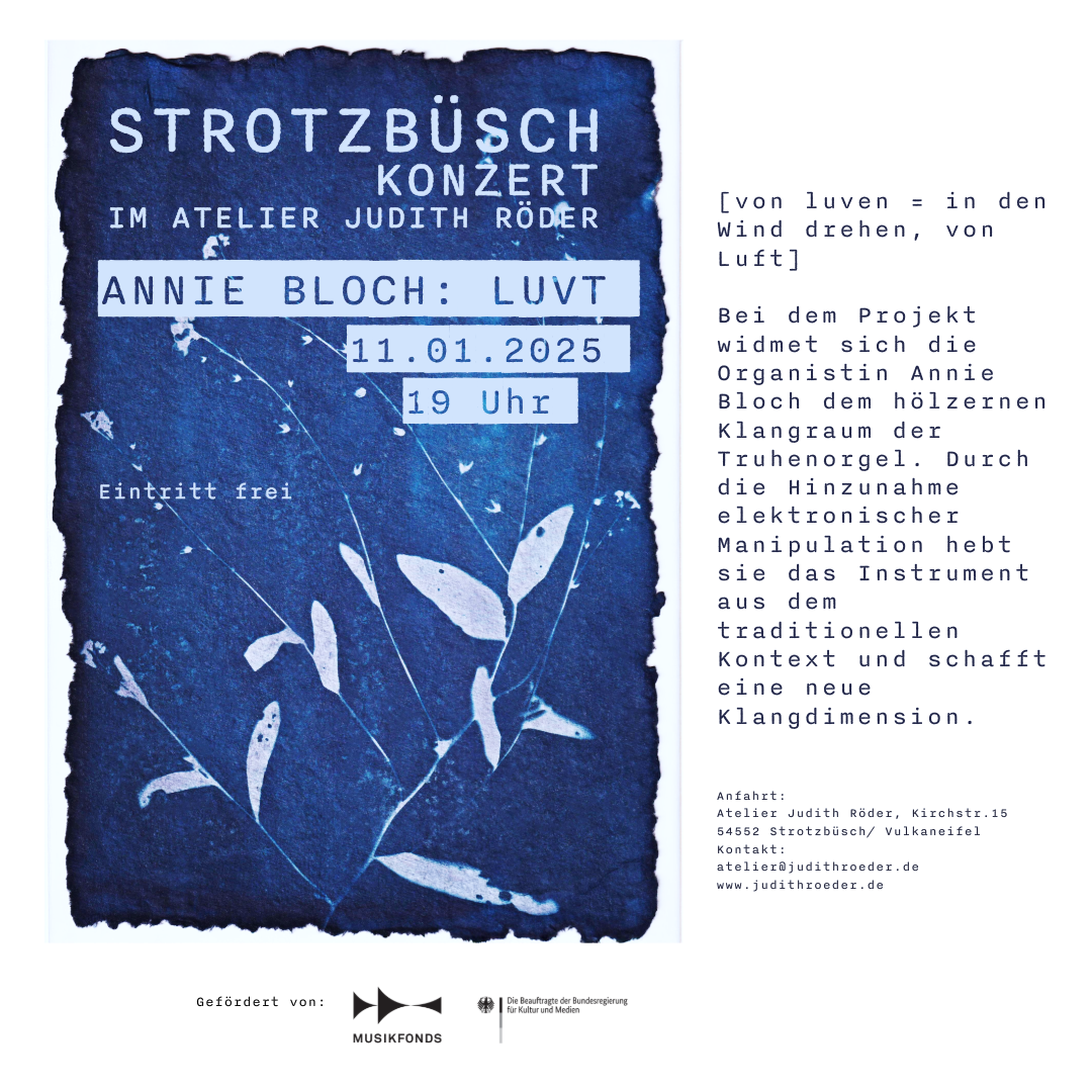 Strotzbüsch Konzert - Annie Bloch