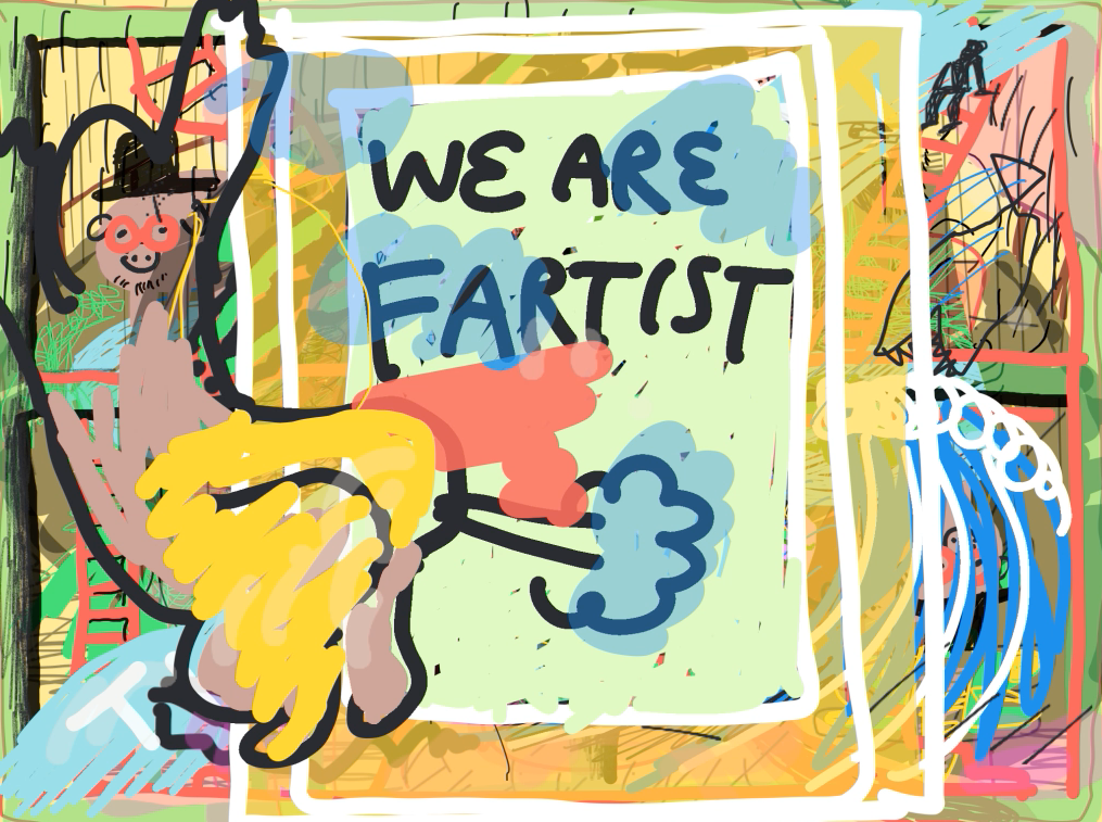 Digital Drawing Conversation (Nov. 20, 2020) between Yujin Lee, Aracha Cholitgul, Dusadee Huntrakul, Parinot Kunakornwong