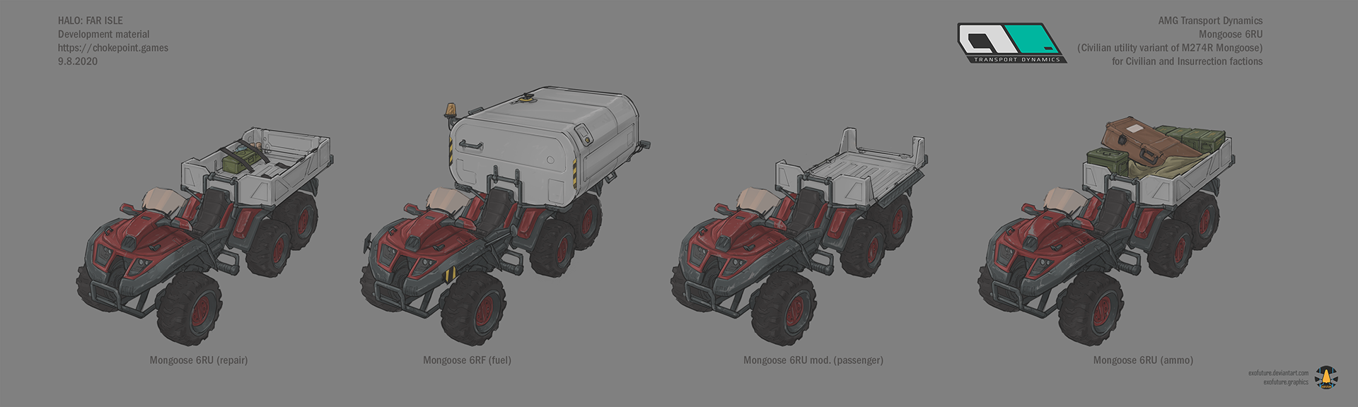 Stretched Mongoose variants.