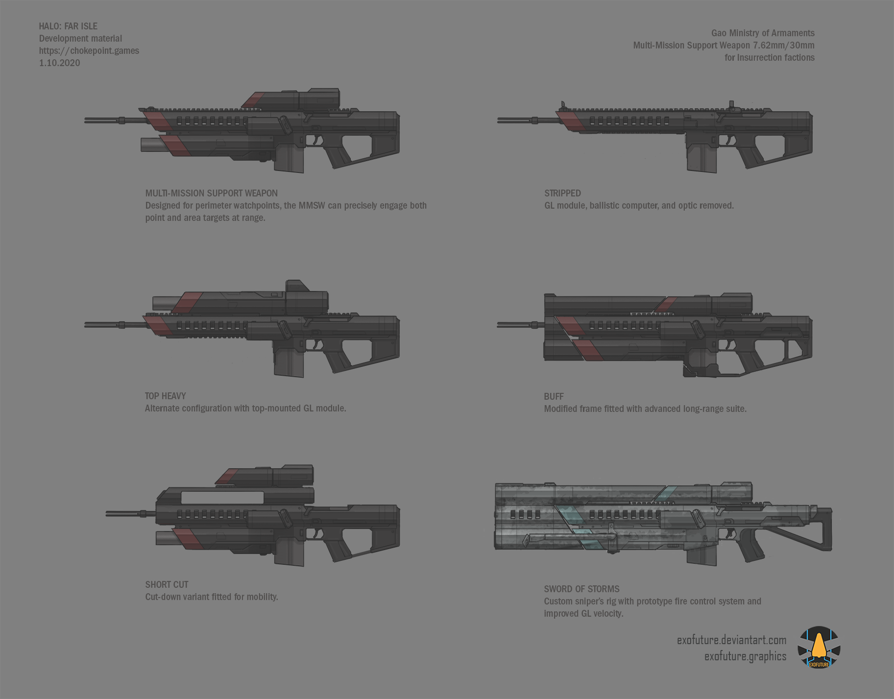 Insurrectionist DMR with grenade launcher.
