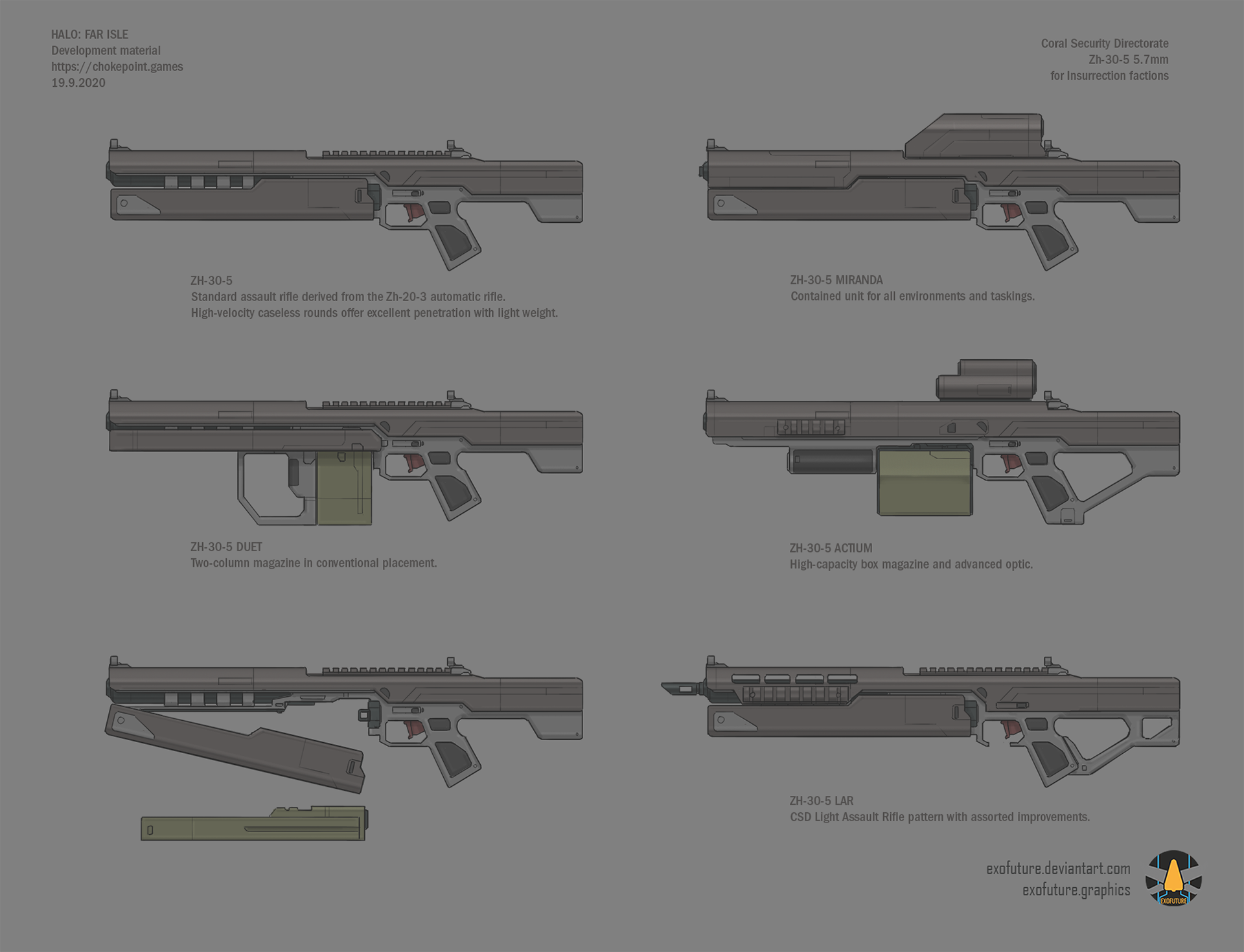 Insurrectionist assault rifle.
