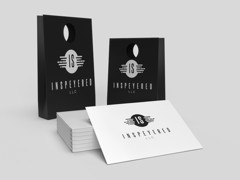 Inspeyered Media LLC - Merchandise Bag and Business Card
