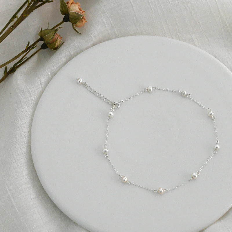 Dainty Pearl Anklet