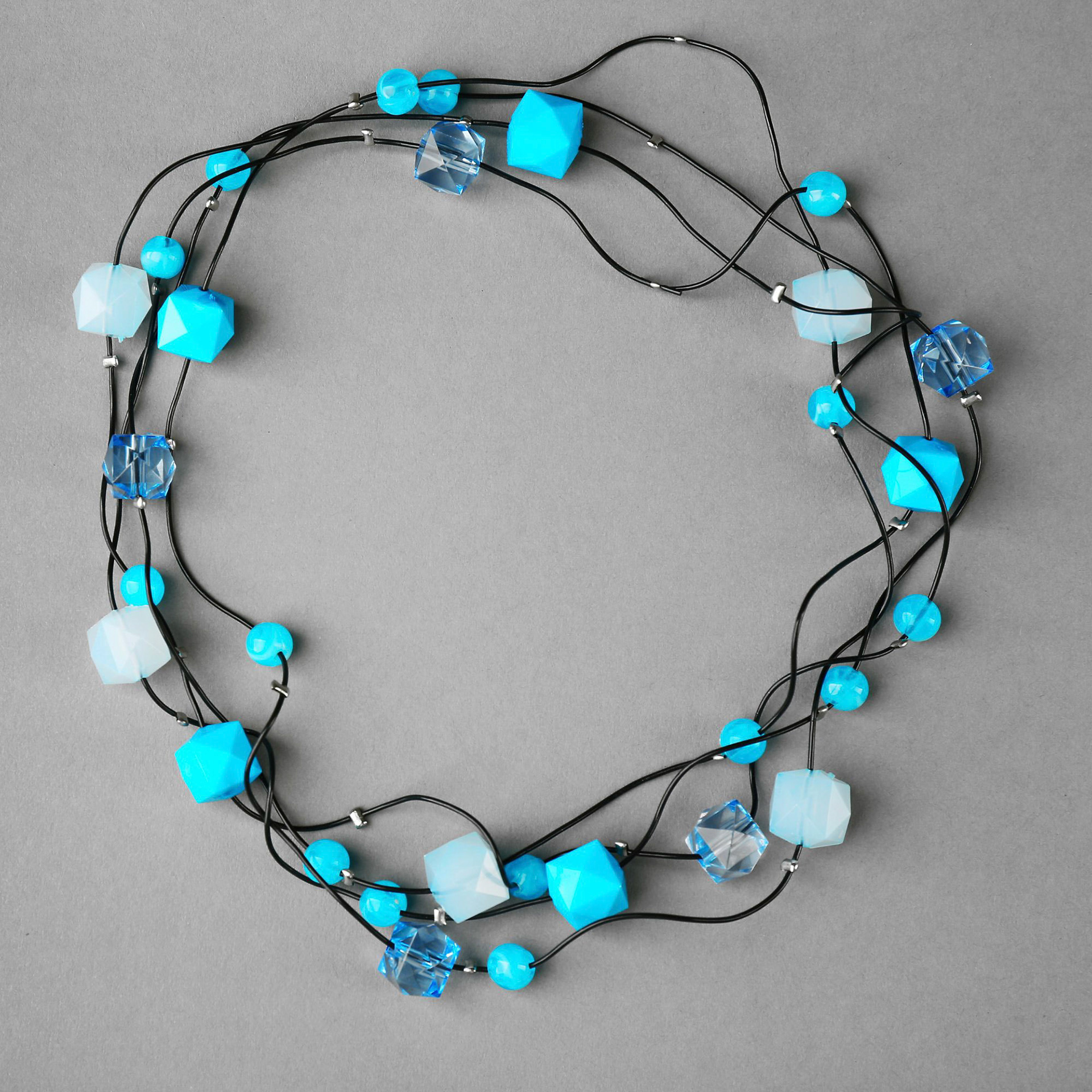 Multi-Shaped beaded Neckalce