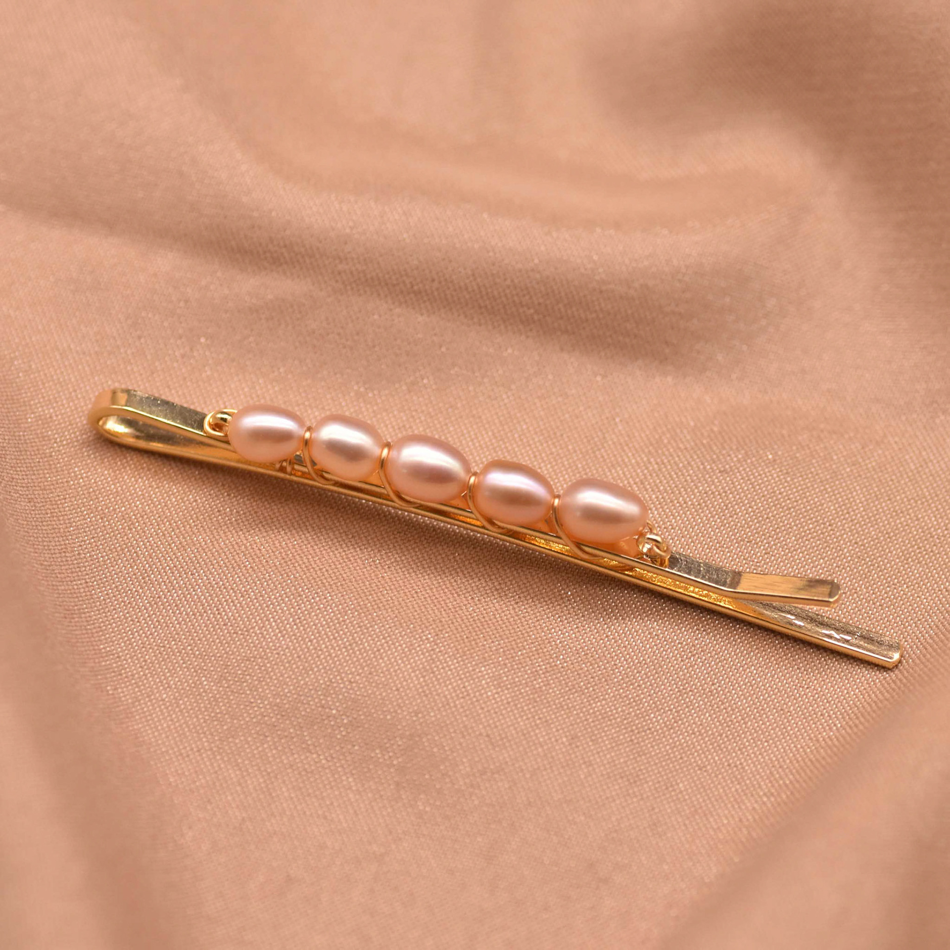 Handmade Freshwater Pearl Barrette