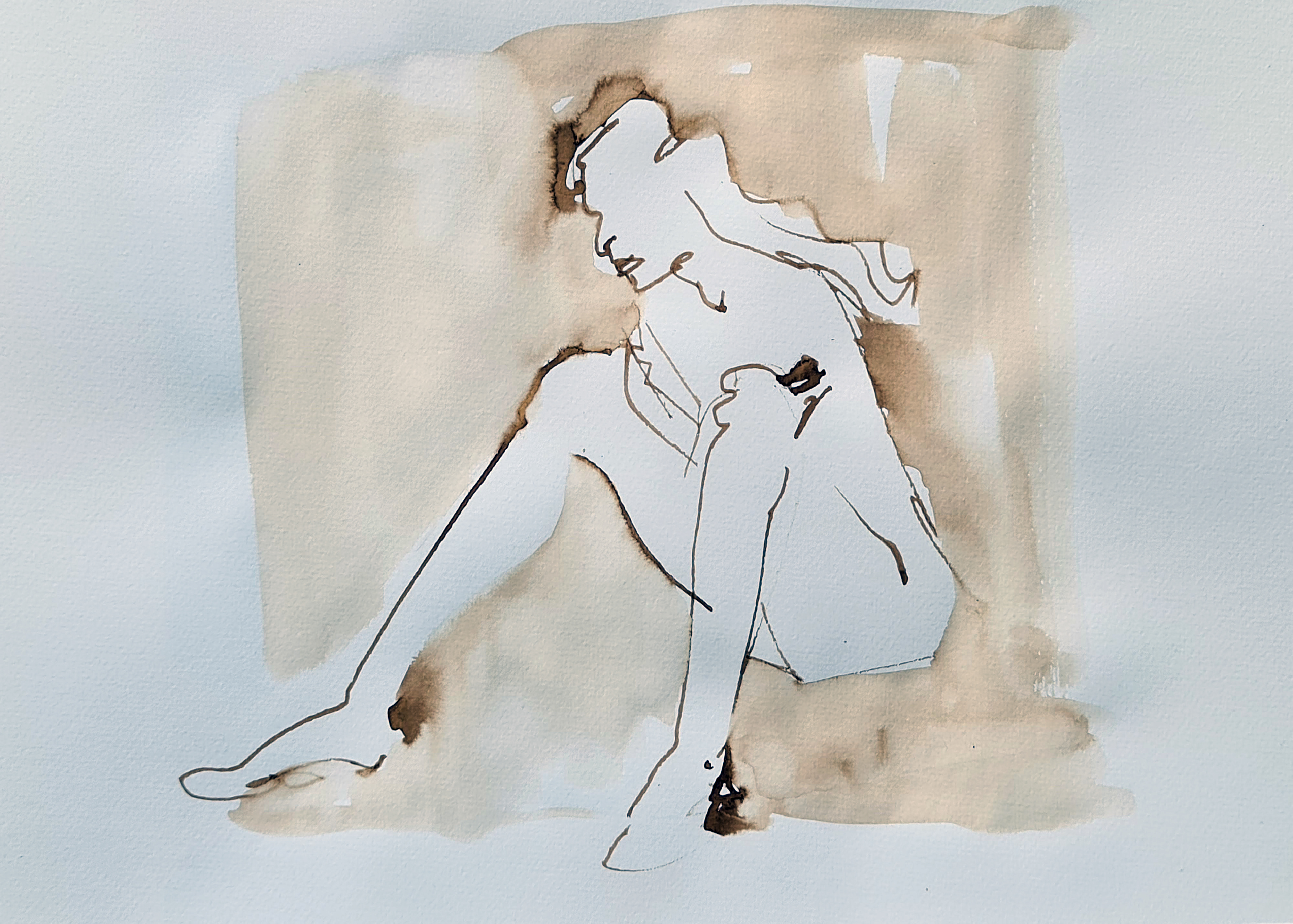 ljintekening achtergrond