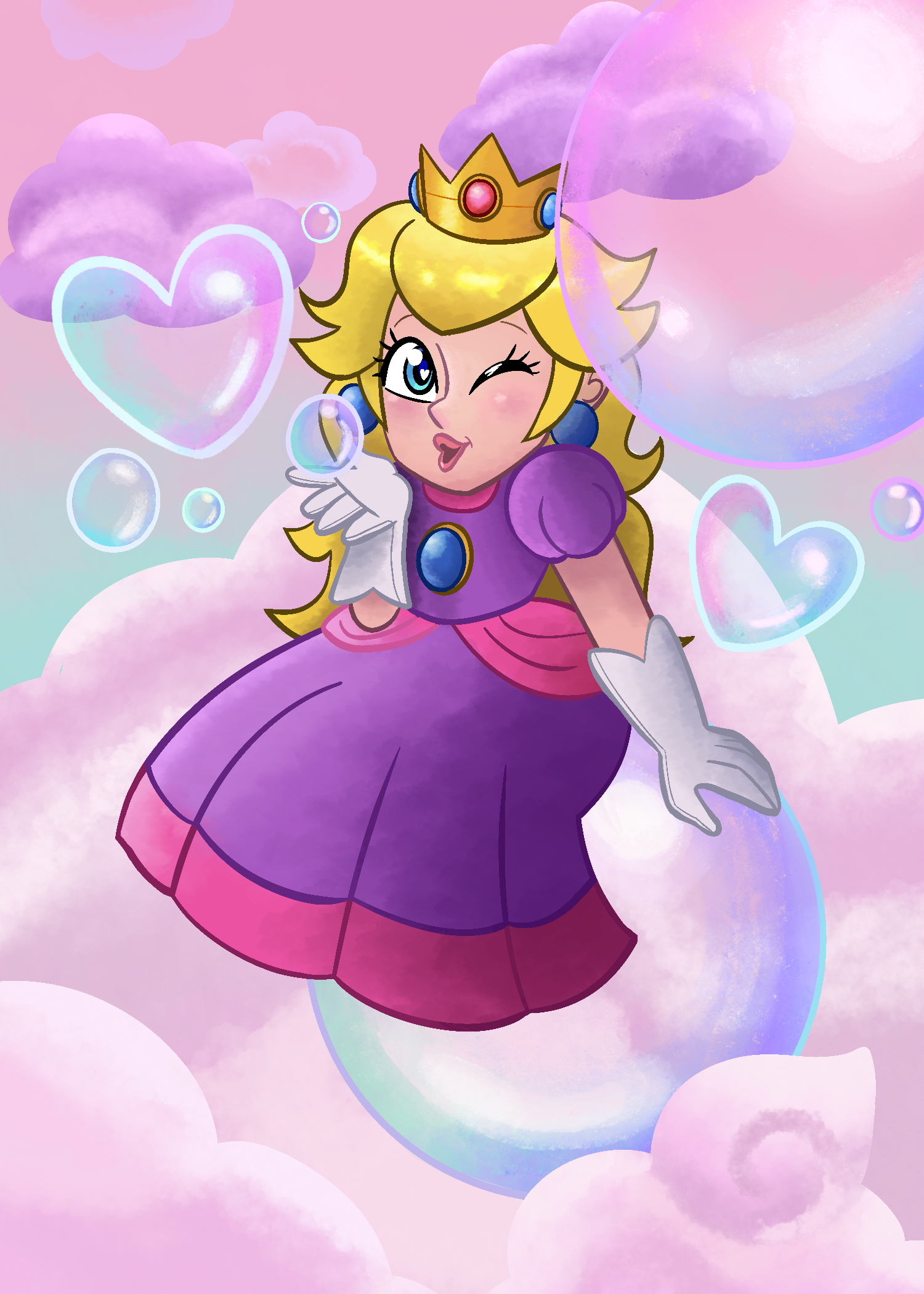 Bubble Princess Peach