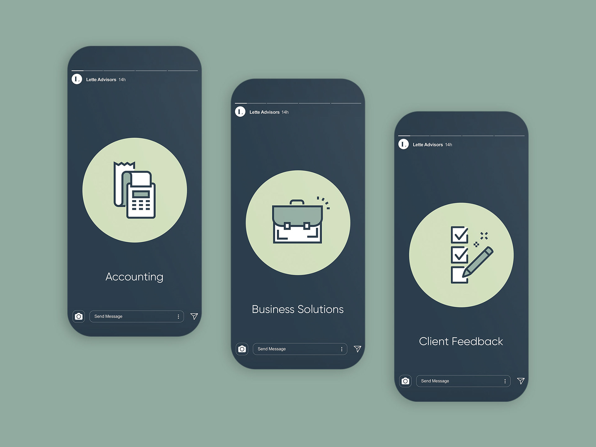 Lette Advisors - Social Media Design