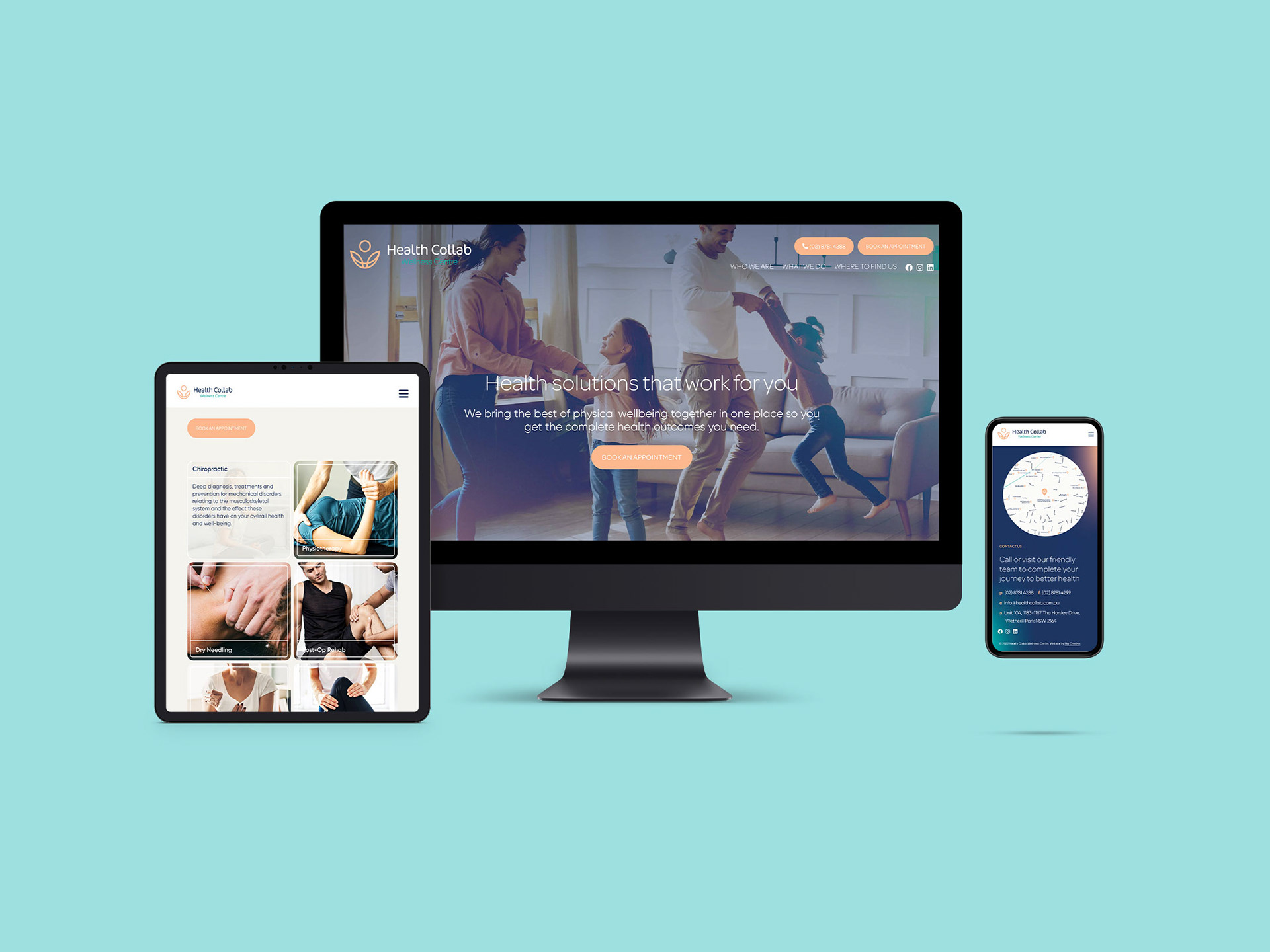Health Collab - Website Design