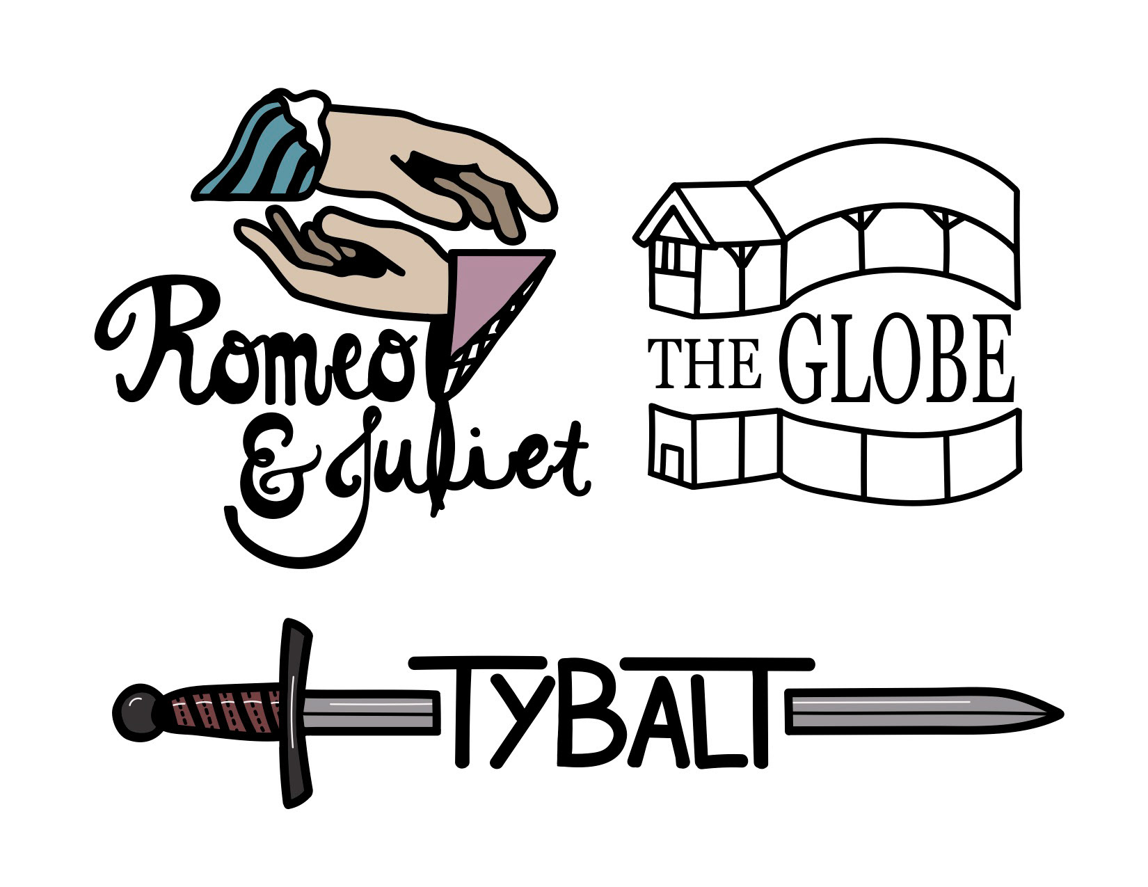 Logo Designs for Romeo and Juliet Project 2018