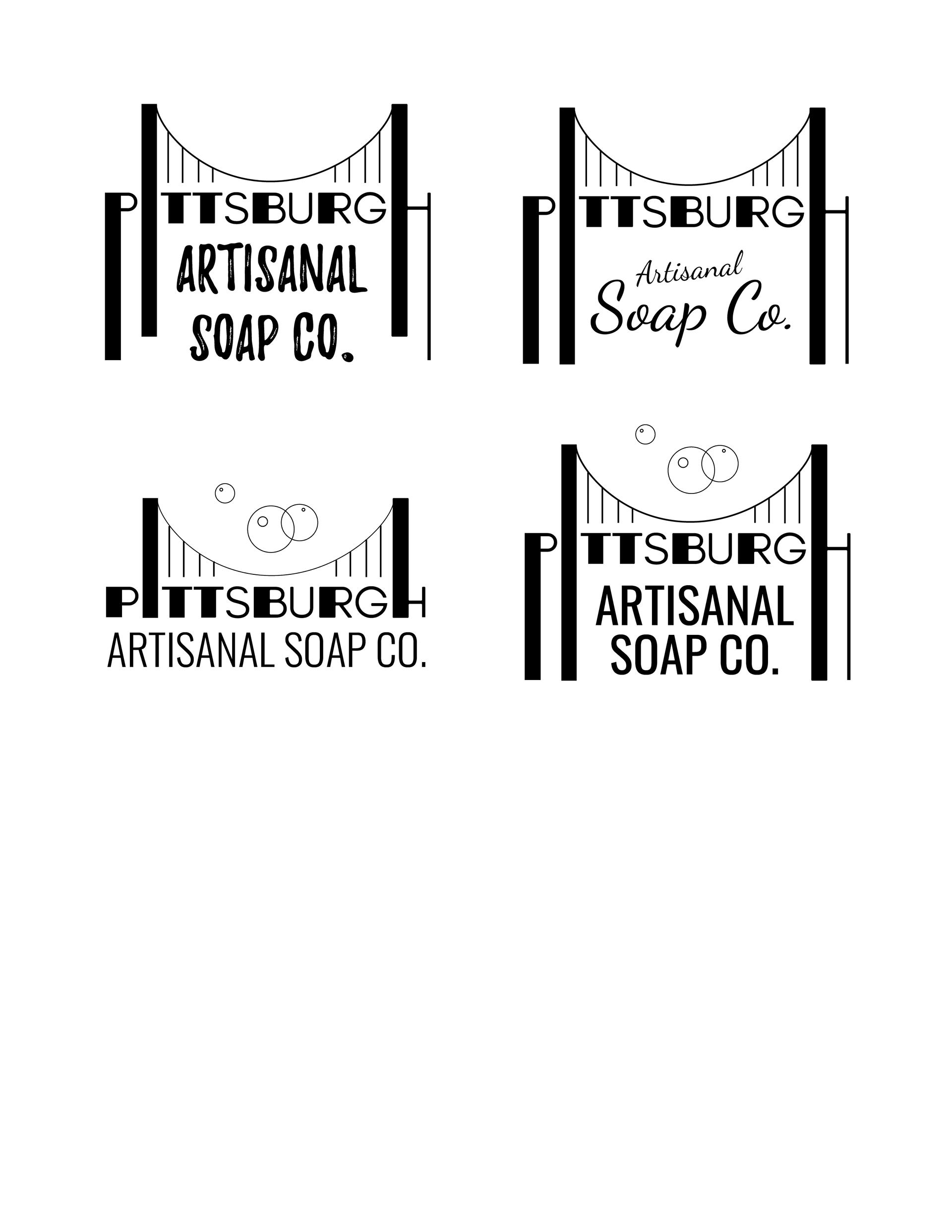 Logo Design Options for Handcrafted Soap Vender 2021