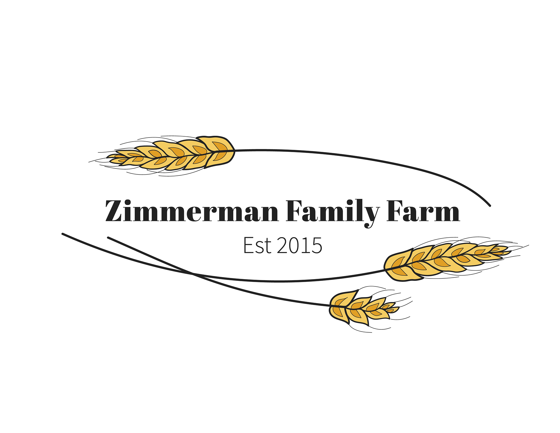 Logo Design Option for Zimmerman Family Farms 2021