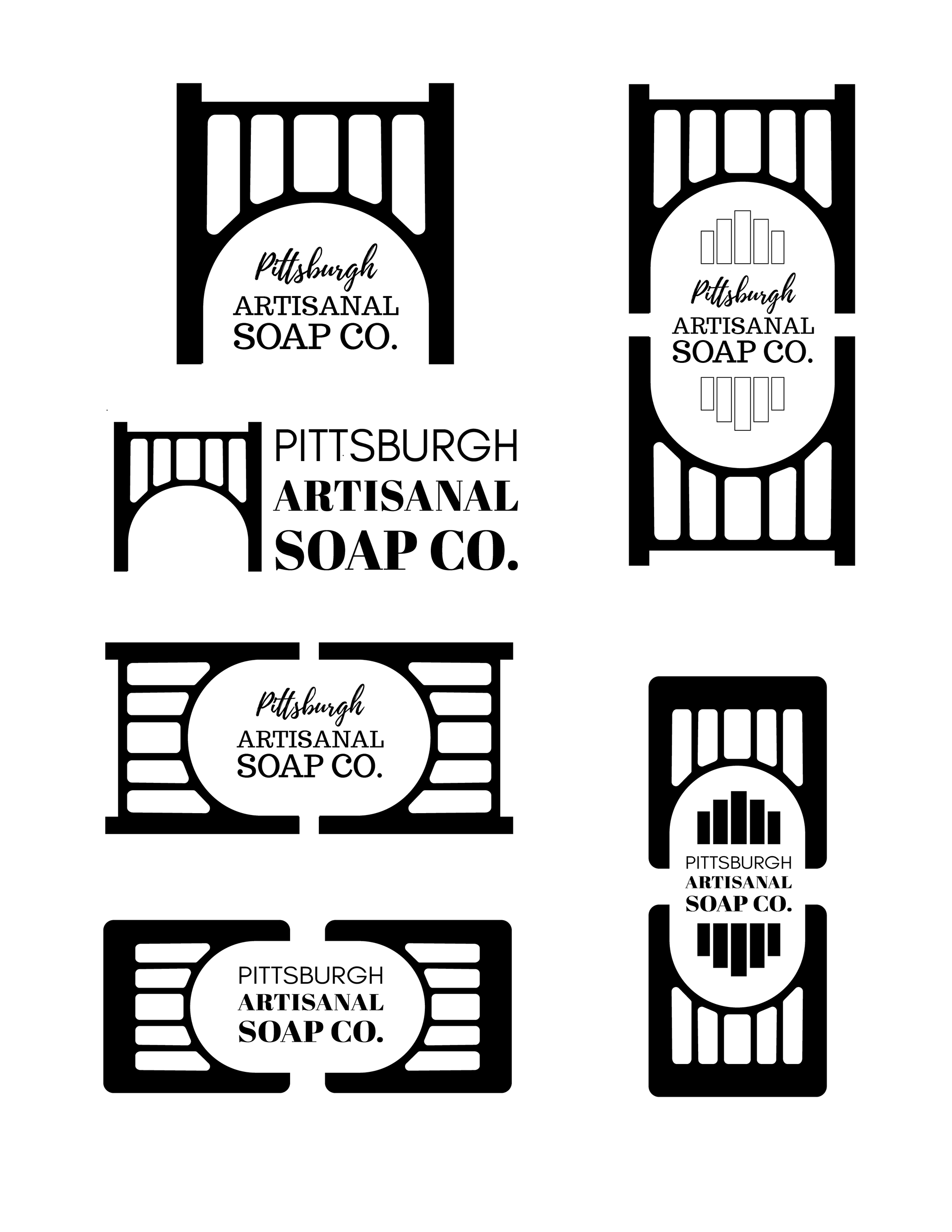 Logo Design Options for Handcrafted Soap Vender 2021