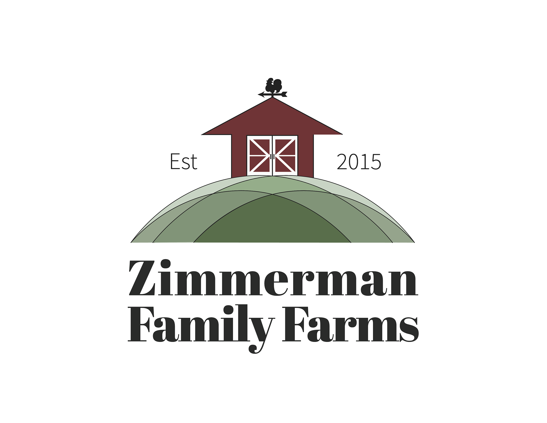 Logo Design Option for Zimmerman Family Farms 2021