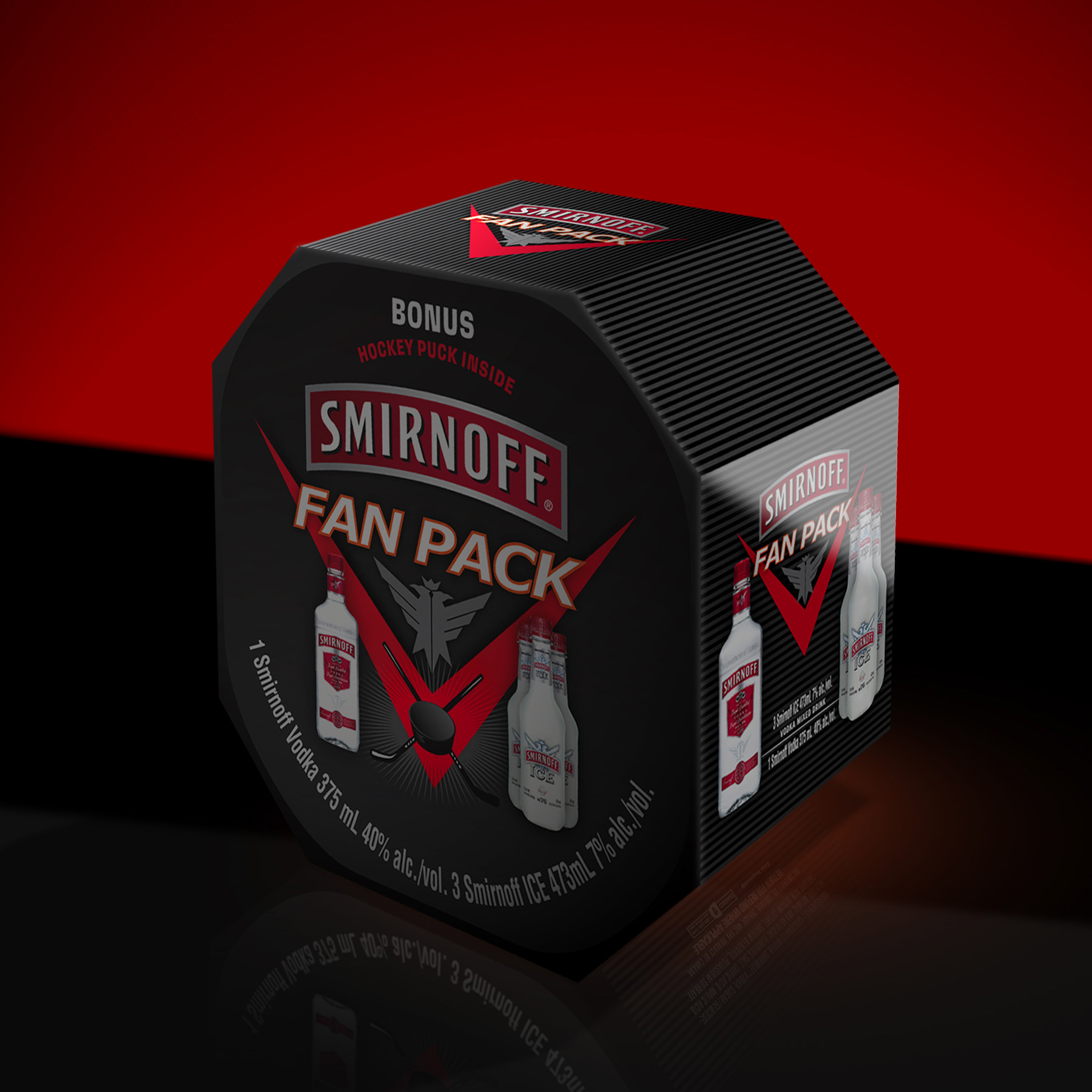 Smirnoff & Smirnoff ICE Hockey Fan Pack