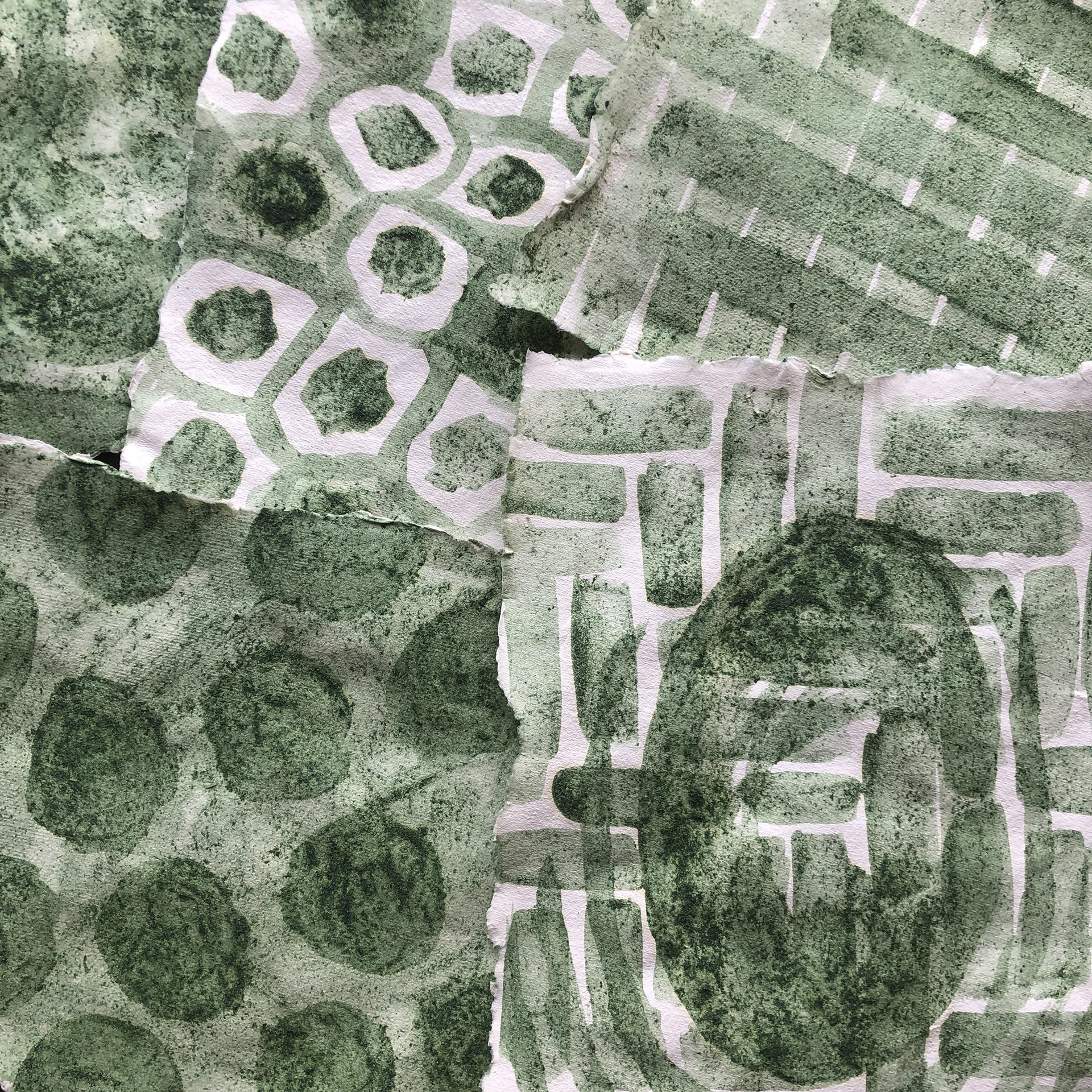 Sketches (2022) indigo, rag paper