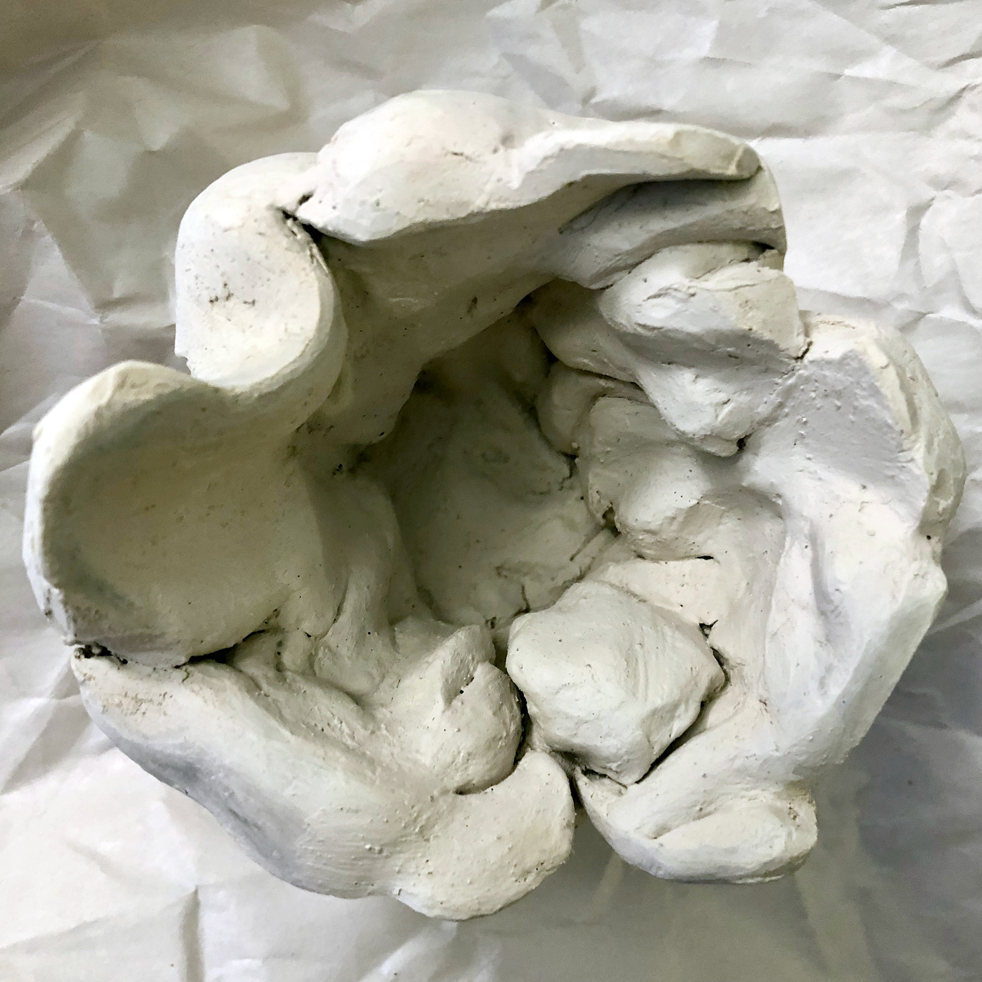 Pause (2020) stoneware // watching leaves grow