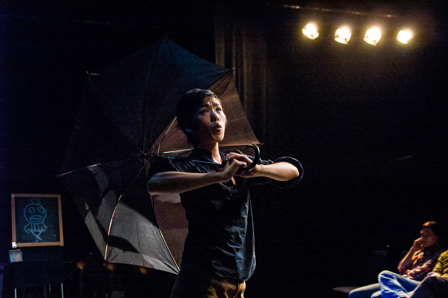 John Moran and his neighbour Saori