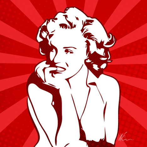 Marilyn Monroe Pop Art By William Cuccio