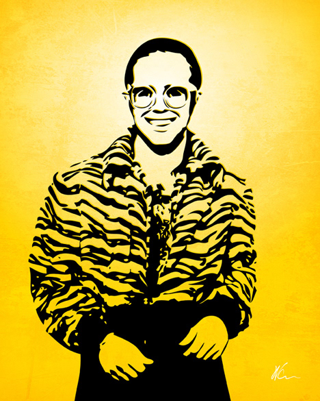 Elton John Pop Art By William Cuccio