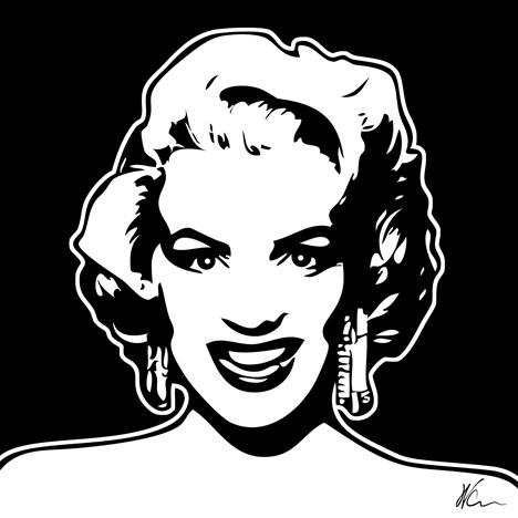 Marilyn Monroe Pop Art By William Cuccio