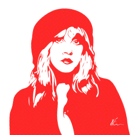Stevie Nicks Pop Art By William Cuccio