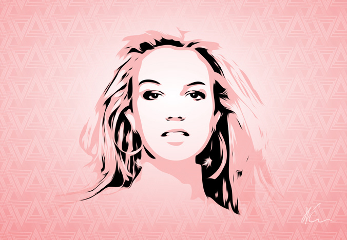 Britney Spears Pop Art By William Cuccio