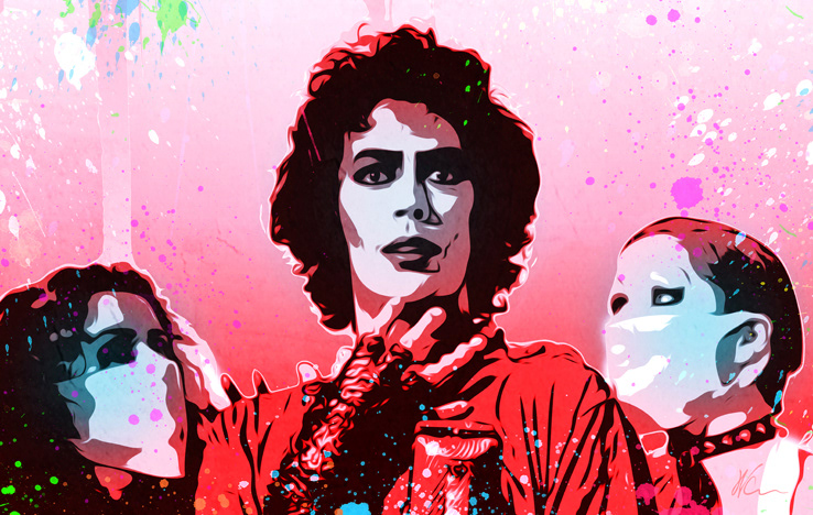 Rocky Horror Picture Show Pop Art By William Cuccio