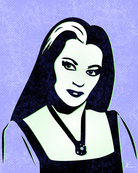 Lily Munster Pop Art By William Cuccio
