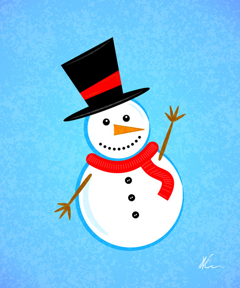 Snowman by William Cuccio