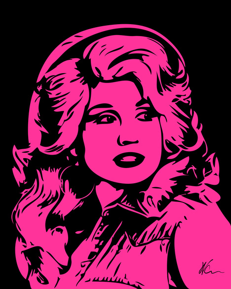 Dolly Parton Pop Art By William Cuccio