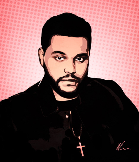 The Weeknd Pop Art By William Cuccio