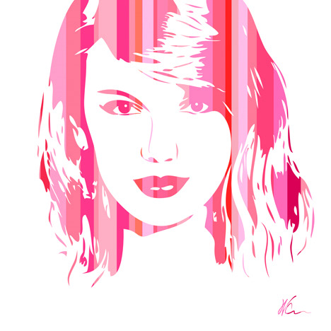 Taylor Swift Pop Art By William Cuccio