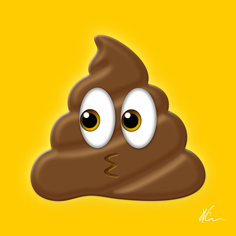 Poo Emoji | Oh Shit! | Pop Art By William Cuccio