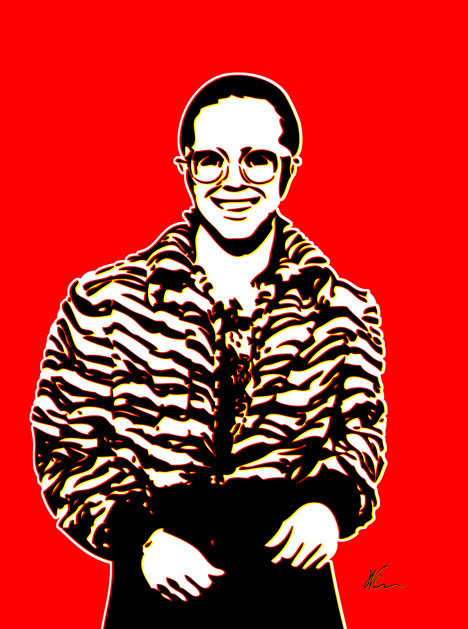 Elton John Pop Art By William Cuccio