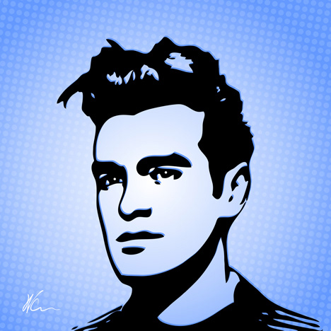 Morrissey Pop Art By William Cuccio