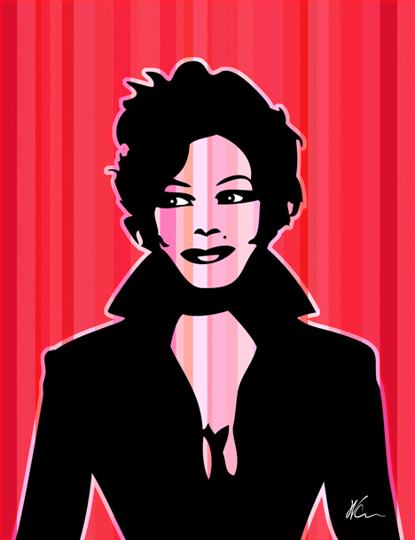Janet Jackson Pop Art By William Cuccio