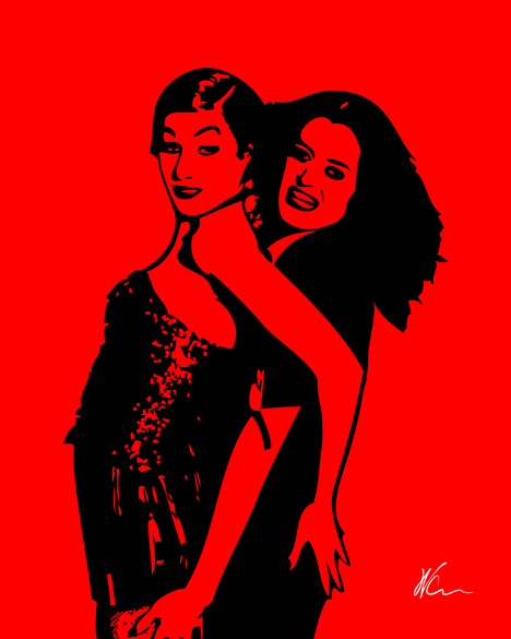 Rocky Horror Picture Show | Magenta | Columbia | Pop Art by William Cuccio