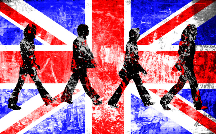 Beatles Pop Art By William Cuccio