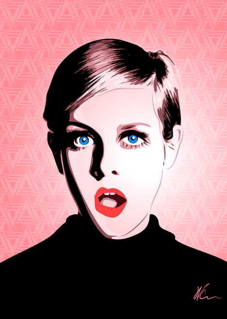 Twiggy Pop Art By William Cuccio