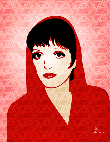 Liza Minnelli Pop Art By William Cuccio