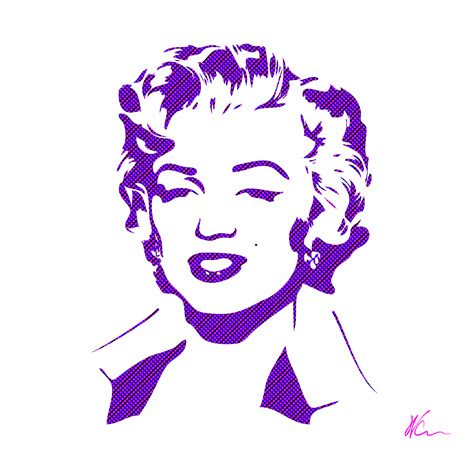 Marilyn Monroe Pop Art By William Cuccio