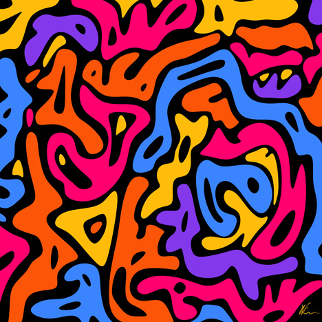 Abstract | Multi Color | Pop Art by William Cuccio