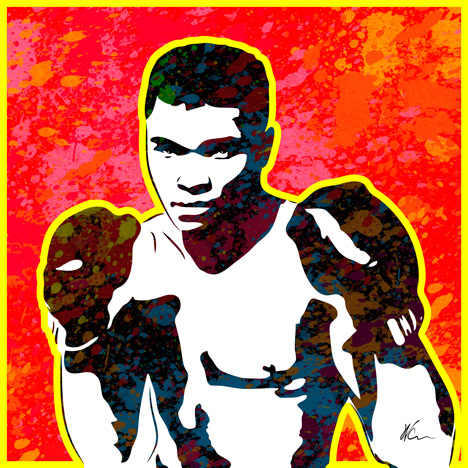 Muhammad Ali Pop Art By William Cuccio
