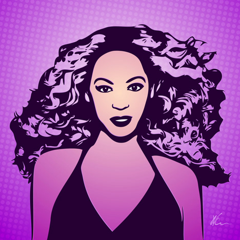 Beyonce Pop Art By William Cuccio