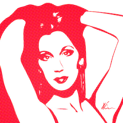 Cher Pop Art By William Cuccio