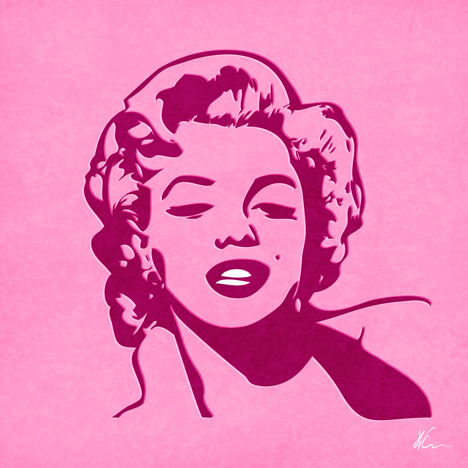 Marilyn Monroe | Pink | Pop Art by William Cuccio